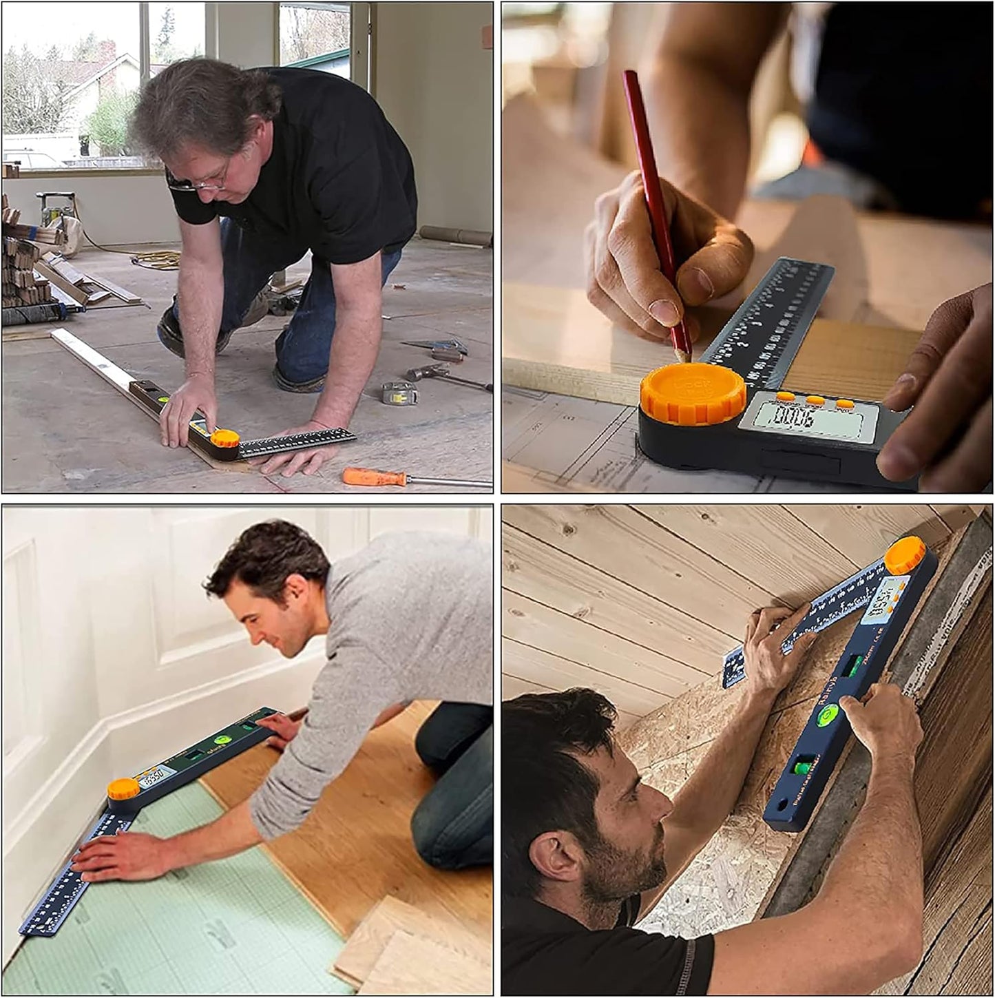 Measure, lock, and transfer angles with professional precision.