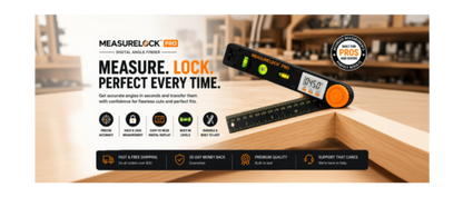 Measure, lock, and transfer angles with professional precision.